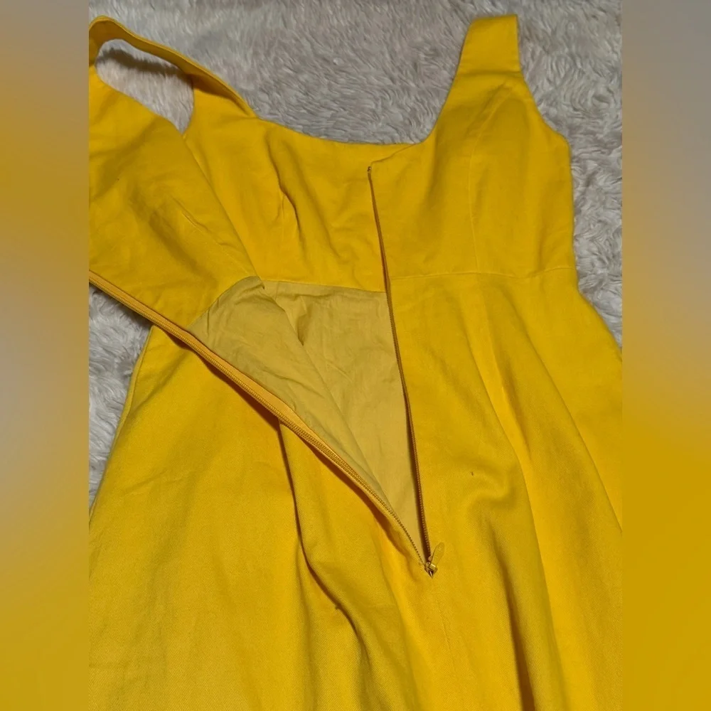 Elexiay Kwara Dress in Yellow - Size Medium - Picture 6 of 10